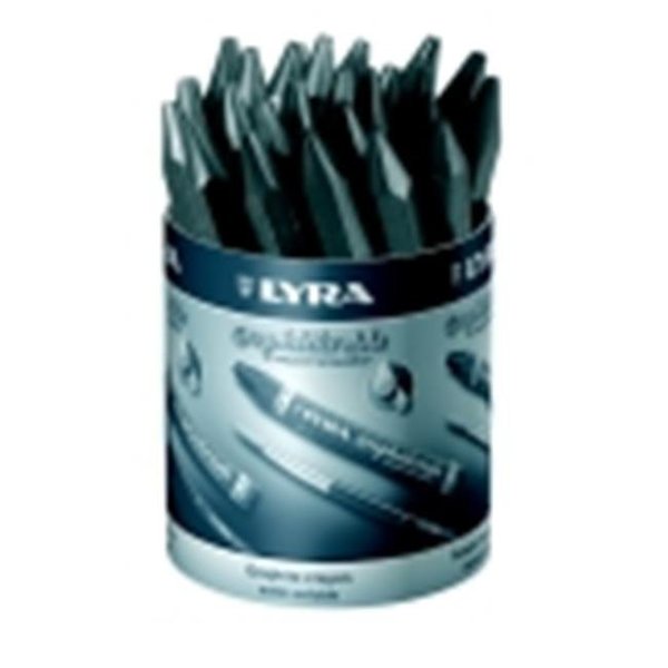 Lyra Lyra Non-Toxic Water Soluble Graphite Crayon; Pack 24 1370426